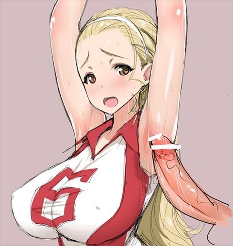 おっぱいがパツンパツンで困っちゃうくらい巨乳の女の子まとめ（二次エロ画像） 54