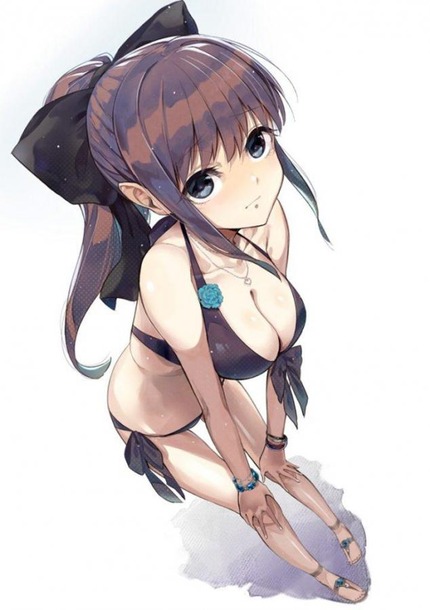 おっぱいムギュってなってる女の子０４ 6