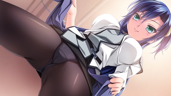 頬ずりしたくなるパンスト美少女の二次エロ画像 24