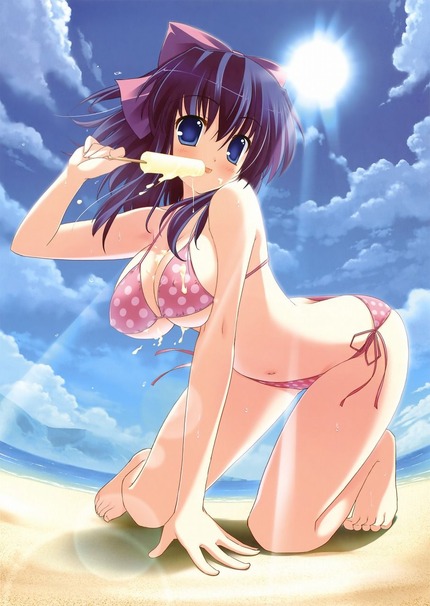 おっぱいムギュってなってる女の子０２