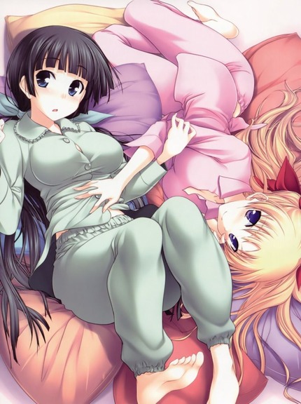 女の子のパジャマ姿がエロくて萌える二次画像 8