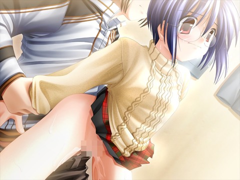 メガネの女の子のエロい画像 46