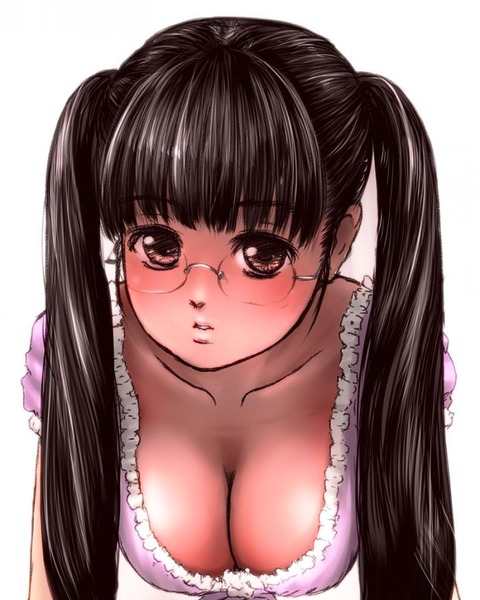 巨乳でメガネの女の子 6
