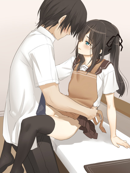 （二次 エロ 制服）制服着た女の子のエロい体まとめ０８ 10