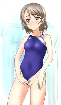 アニメ：「ラブライブ！サンシャイン!!」渡辺曜ちゃんの抱き心地良さそうなムチムチボディと巨乳おっぱい（二次エロ画像）