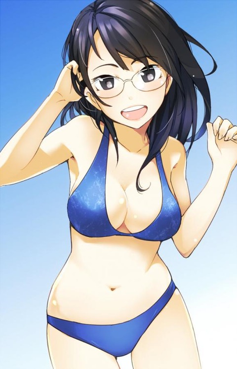 メガネをかけた女の子のエロ画像 14
