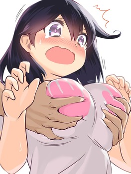 鷲掴みされてるおっぱい（巨乳）やっぱこれが一番興奮するわ（二次エロ画像まとめ 100枚） 58