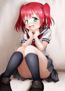 アニメ：「ラブライブ！サンシャイン!!」引っ込み思案な黒澤ルビィちゃんと激しめセ○クス！（二次エロ画像） 45