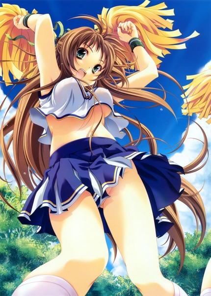 チアガールコスが可愛すぎるえっちな美少女の二次えろ画像まとめ 19