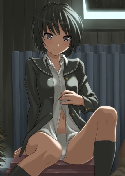 【短髪 二次エロ画像】すんごいエロいショートカットの女の子０５ 15