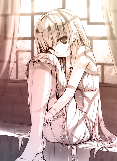 体育座りでチョコんと座ってる女の子 15