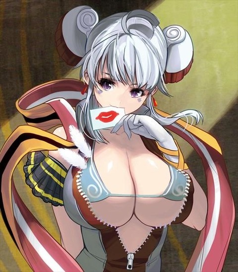 おっぱいがパツンパツンで困っちゃうくらい巨乳の女の子まとめ（二次エロ画像） 32