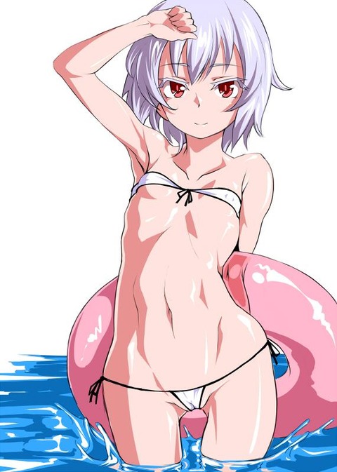 （水着）ビキニの女の子のぬける画像１５ 17
