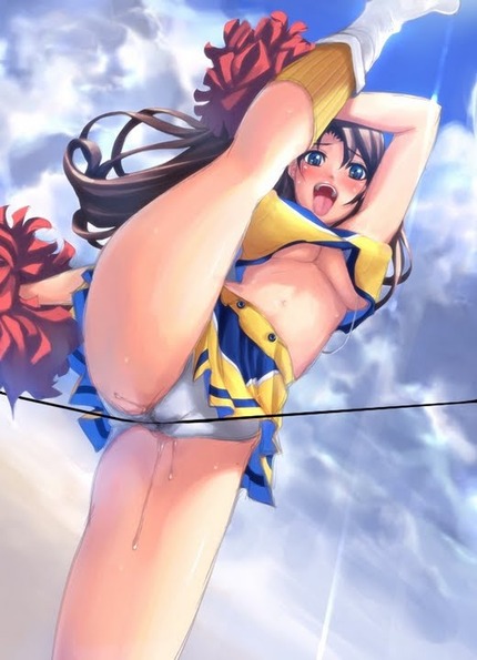 チアガールコスが可愛すぎるえっちな美少女の二次えろ画像まとめ 11