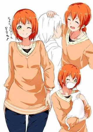 ゲーム アニメ：星空凛ちゃん「ラブライブ」のエッチにも好奇心旺盛な二次エロ画像集 35