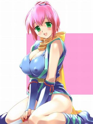 おっぱいムギュってなってる女の子０２ 17