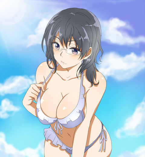 メガネをかけた女の子のエロ画像 19