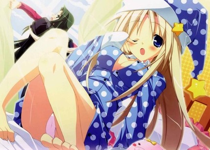 女の子のパジャマ姿がエロくて萌える二次画像 2