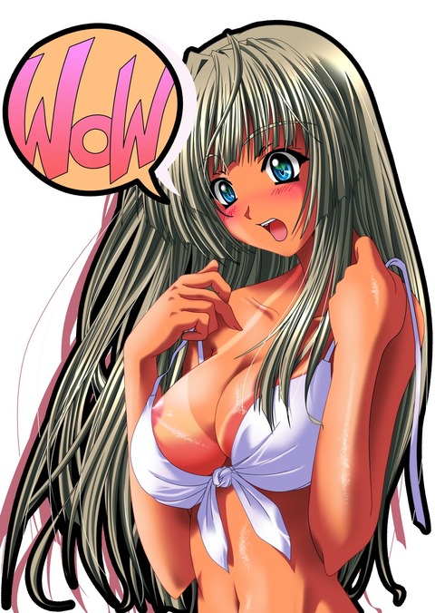 （日焼け）日焼けのコントラストがエロい画像 4