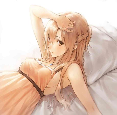 SAO：「ソードアートオンライン」の結城明日奈 （アスナ）との甘いエッチしてるエロ画像 48