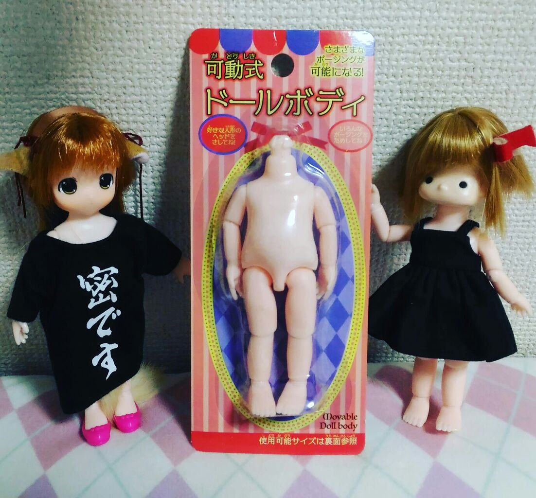 セリア可動式ドールボディが大好きすぎる 青草 ほしのそうこ