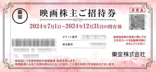 20240617_東宝株主優待券A
