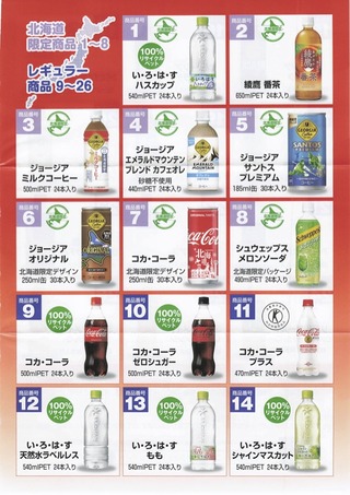 北海道コカ：商品選択 2026年6月権利(2573)・コーラなど自社製品か清涼飲料セットまたはCokeONチケットから選択可能