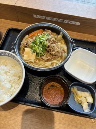 とんこつ醬油牛鍋膳@吉野家