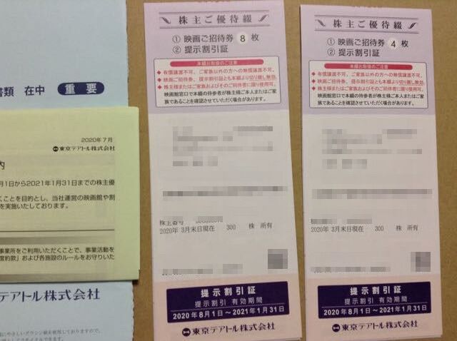 上品】 テアトル株主優待 即日発送 cosmetologiauba.com