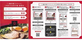 ギフト:食事券 2025年4月権利(9279)・町田商店や豚山などラーメンを食べられる