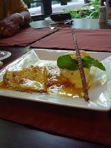 Mandarin Crape with Vanila Ice Cream