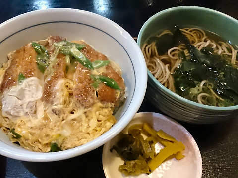 カツ丼セット＠妙幸庵