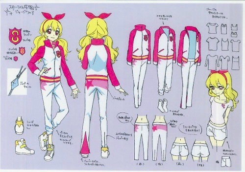 B!] 【アイカツ!】スターライト学園のジャージ設定画などアニメ設定