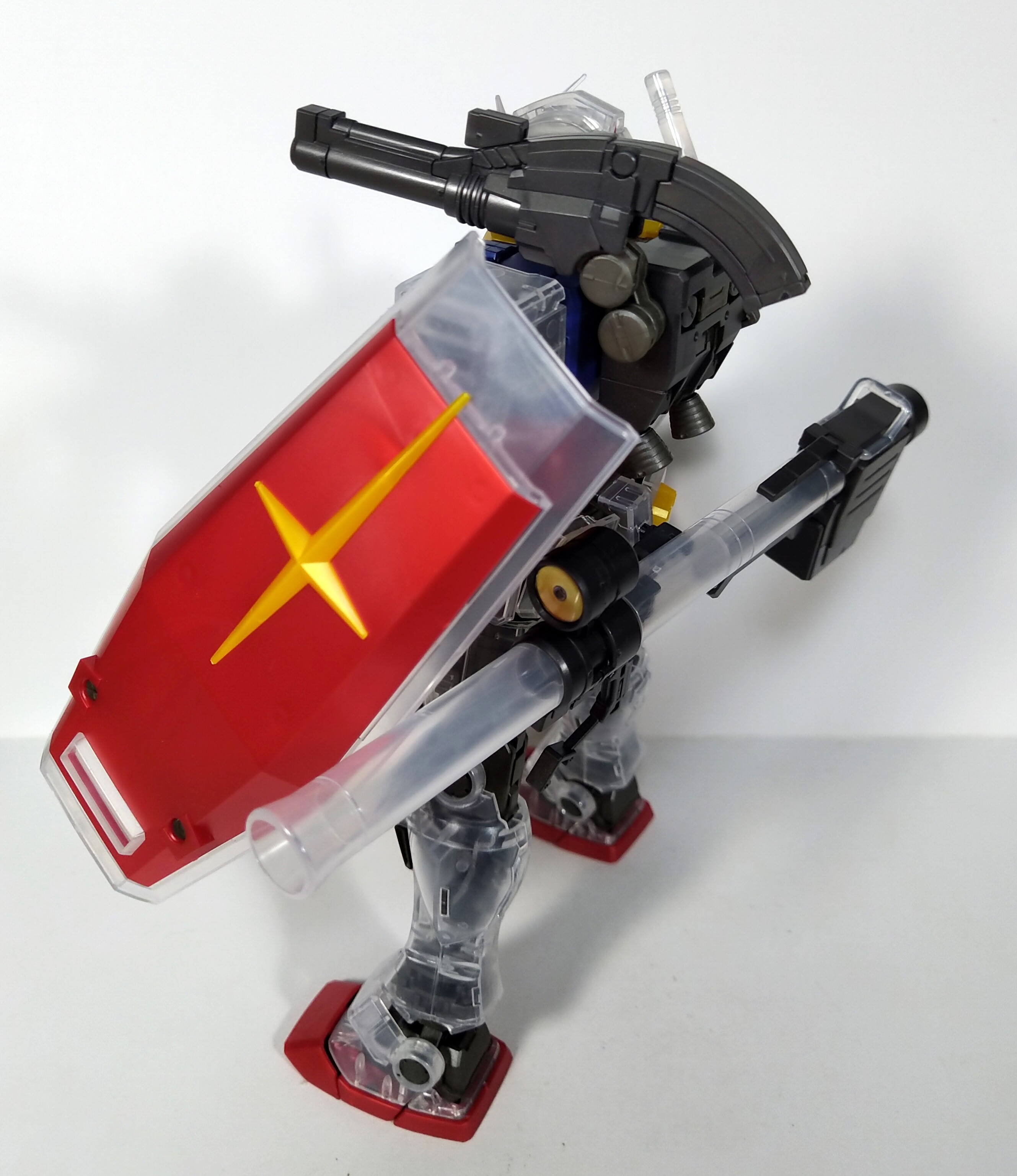 MG ガンダム（THE ORIGIN版）　ソリッドクリア2種　A賞・ラストワン賞 A luxurious mix of Gunpla Ichiban Kuji's Last One Prize and