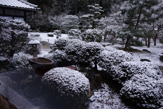 210321　哲之結婚式　即宗院庭　雪景色 (3)
