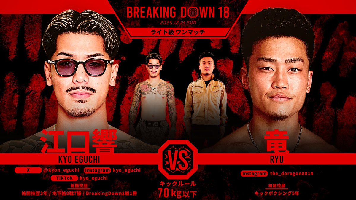 “北海道喧嘩自慢”やるべしたら竜　BreakingDown前日会見で対戦予定選手から不意打ちビンタ、救急搬送されくも膜下出血と判明