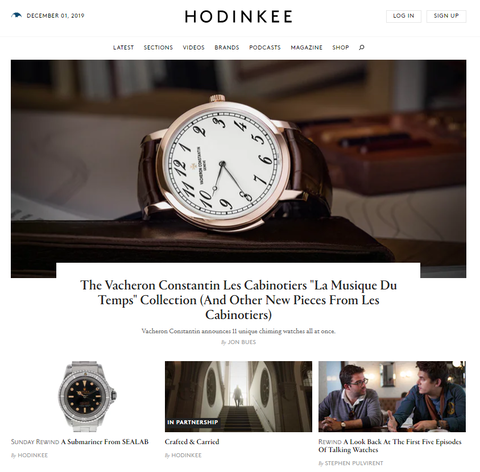 『HODINKEE』日本語版ついに登場