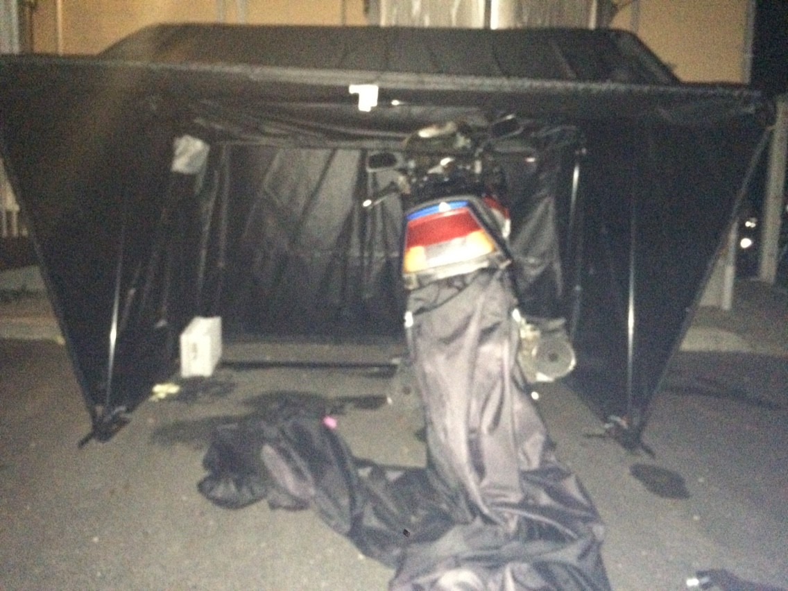 DUTY JAPAN製 開閉式バイクガレージ