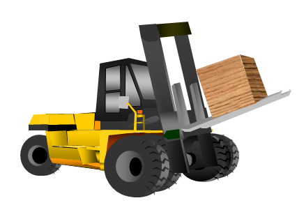 足場のイラスト 道路工事中につきご協力を