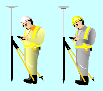 ｇｎｓｓ測量 道路工事中につきご協力を