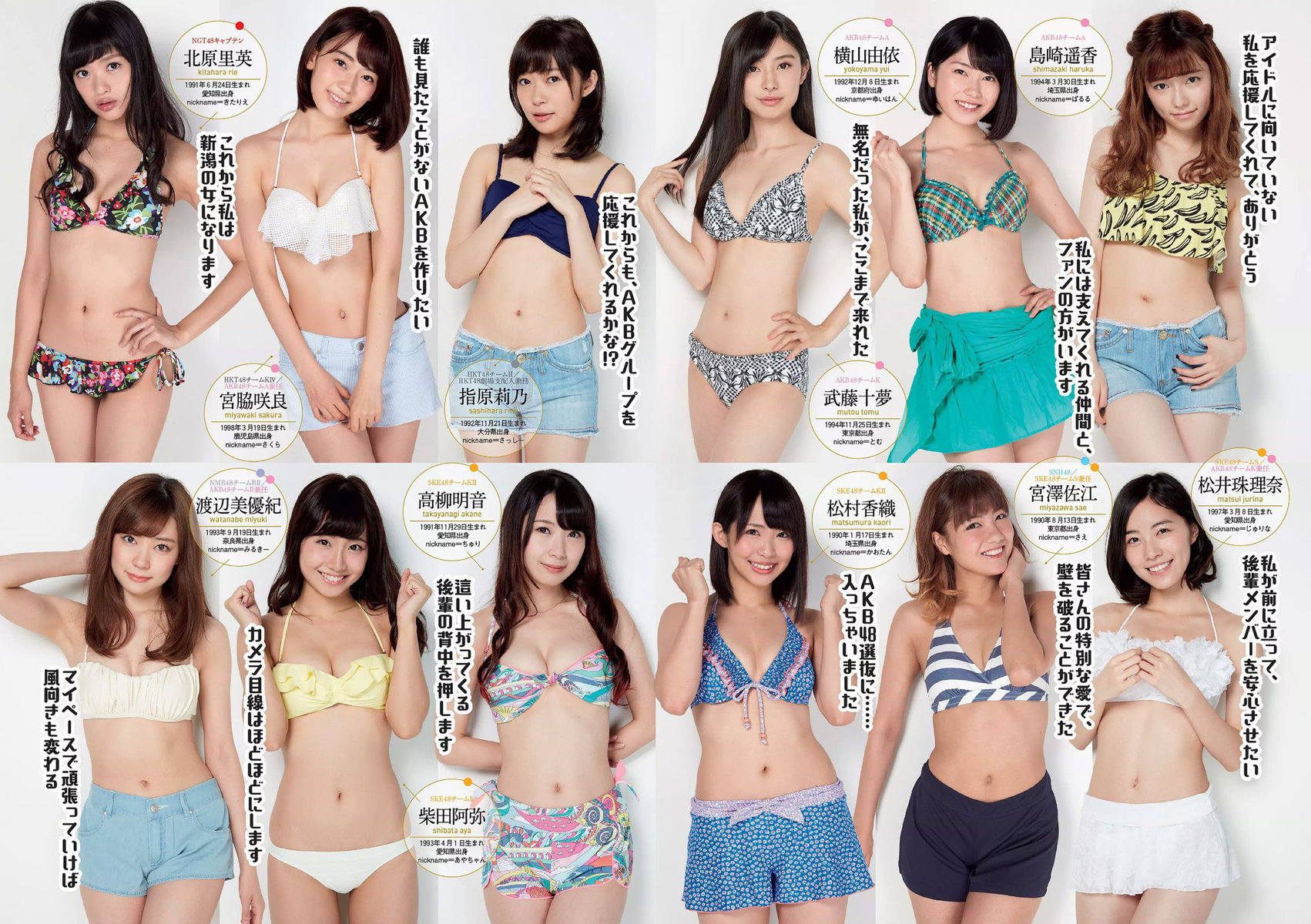 AKB48グループオフィシャルカレンダー2016 先行カット 「週刊プレイボーイ 2015 No.45」 : Curia-Ø-