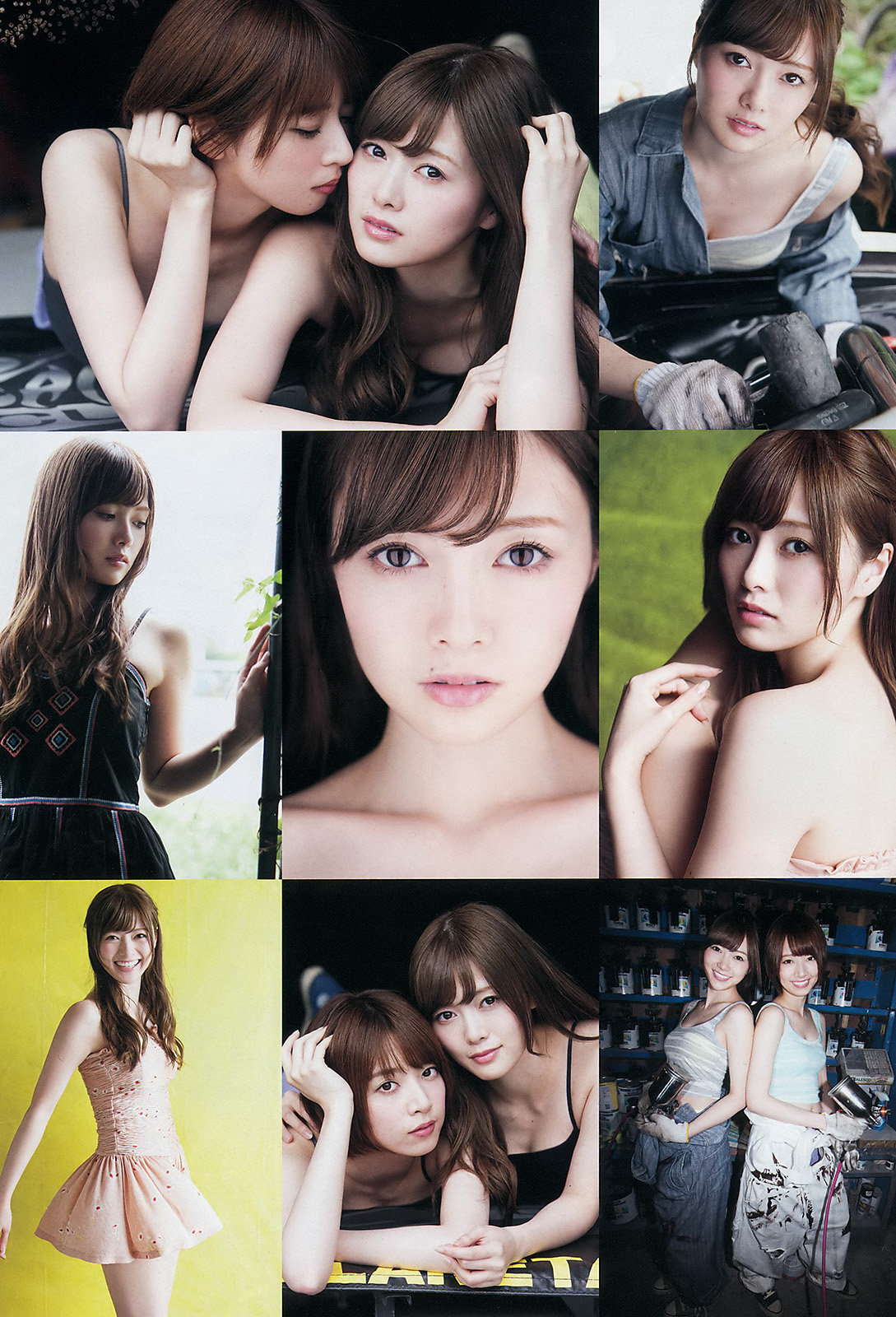 920.橋本奈々未×白石麻衣 「ビッグコミックスピリッツ 2015 No.31