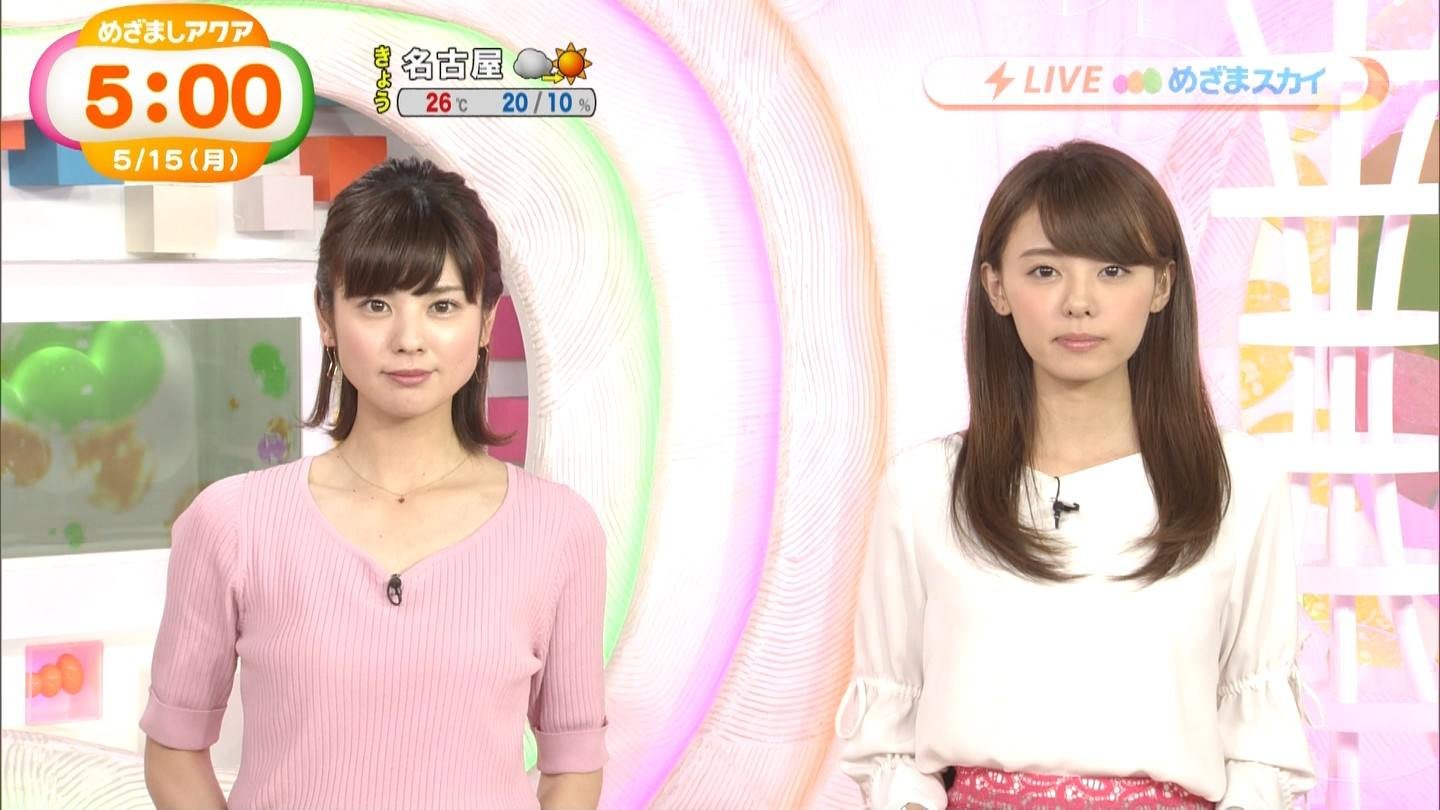 曽田麻衣子 宮澤智 伊藤弘美 小野彩香 阿部佳也子 岡副麻希 武井咲 山本美月 山﨑夕貴 めざましテレビ アクア めざましテレビ Curia O