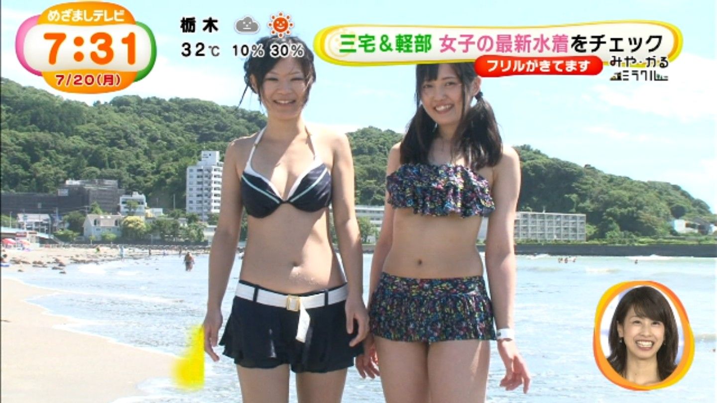 975 岡副麻希 牧野結美 高見侑里 めざましテレビアクア おまけ Curia O