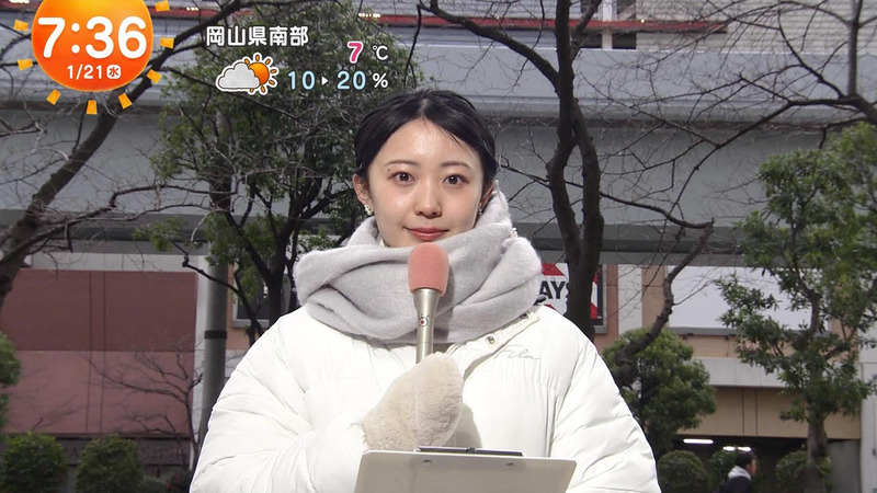 原田葵･高崎春 ｢めざましテレビ｣ 7