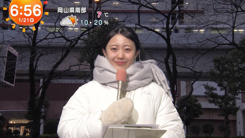 原田葵･高崎春 ｢めざましテレビ｣ 6