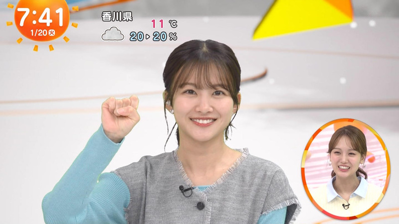 井上清華･原田葵･高崎春･林佑香 ｢めざましテレビ｣ 18