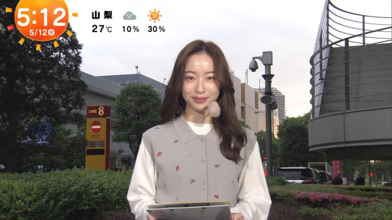 林佑香 ｢めざましテレビ｣ 2