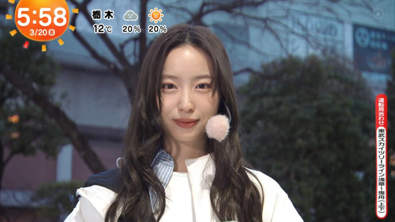 原田葵･林佑香 ｢めざましテレビ｣ 2