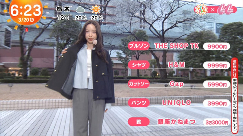 原田葵･林佑香 ｢めざましテレビ｣ 3